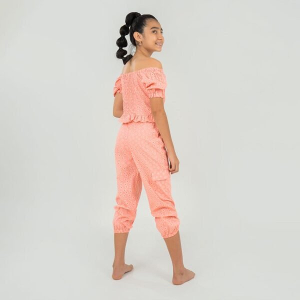 Conjunto Pantalon Flores Ojalillo Rosado MARIA - Image 2
